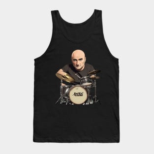 phil collins // vektor art design v8 Tank Top